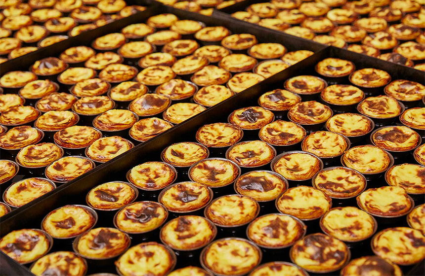 Belém custard tarts